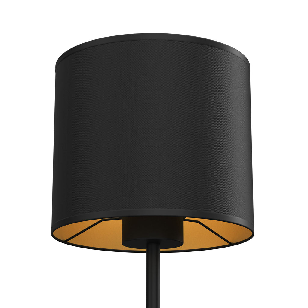 lampka gab. Arden H 34 black, cylinder shade dia 180, h 150 black/gold 1xE27