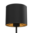 lampka gab. Arden H 34 black, cylinder shade dia 180, h 150 black/gold 1xE27