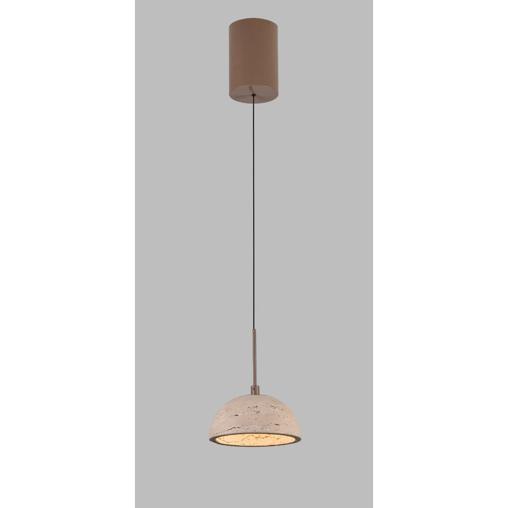 Maxlight Lampa wisząca Cuccina - Trawertyn - Beżowy RAL1019 P0666