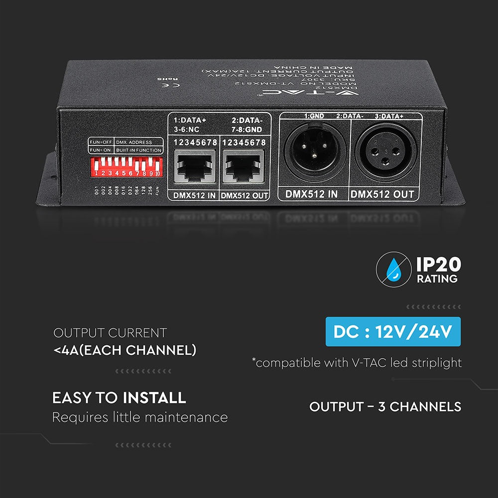Sterownik do paska LED DMX512
