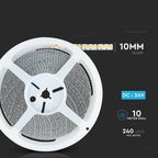2835 Taśma LED / Chip SAMSUNG / Barwa:6400K / IP20 / Zasilanie: 24V / Rolka:10m