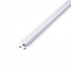 Profil Aluminiowy do paska LED wpuszczany narożny do zabudowy karton gips / 2000x45.4x25.14mm / Klosz: Mleczny / Kolor: Aluminium