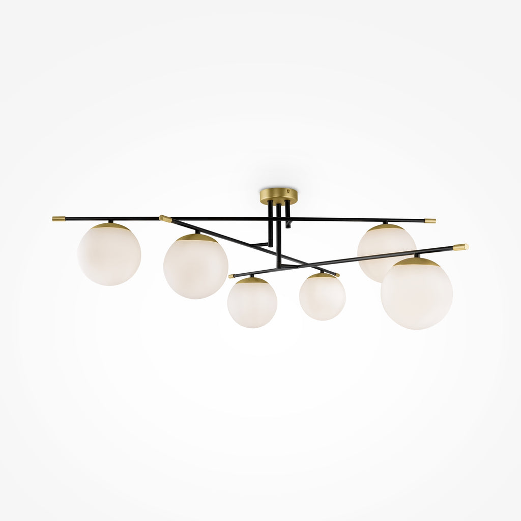 Maytoni Plafon Nostalgia - Metal - Czarny MOD048CL-06G