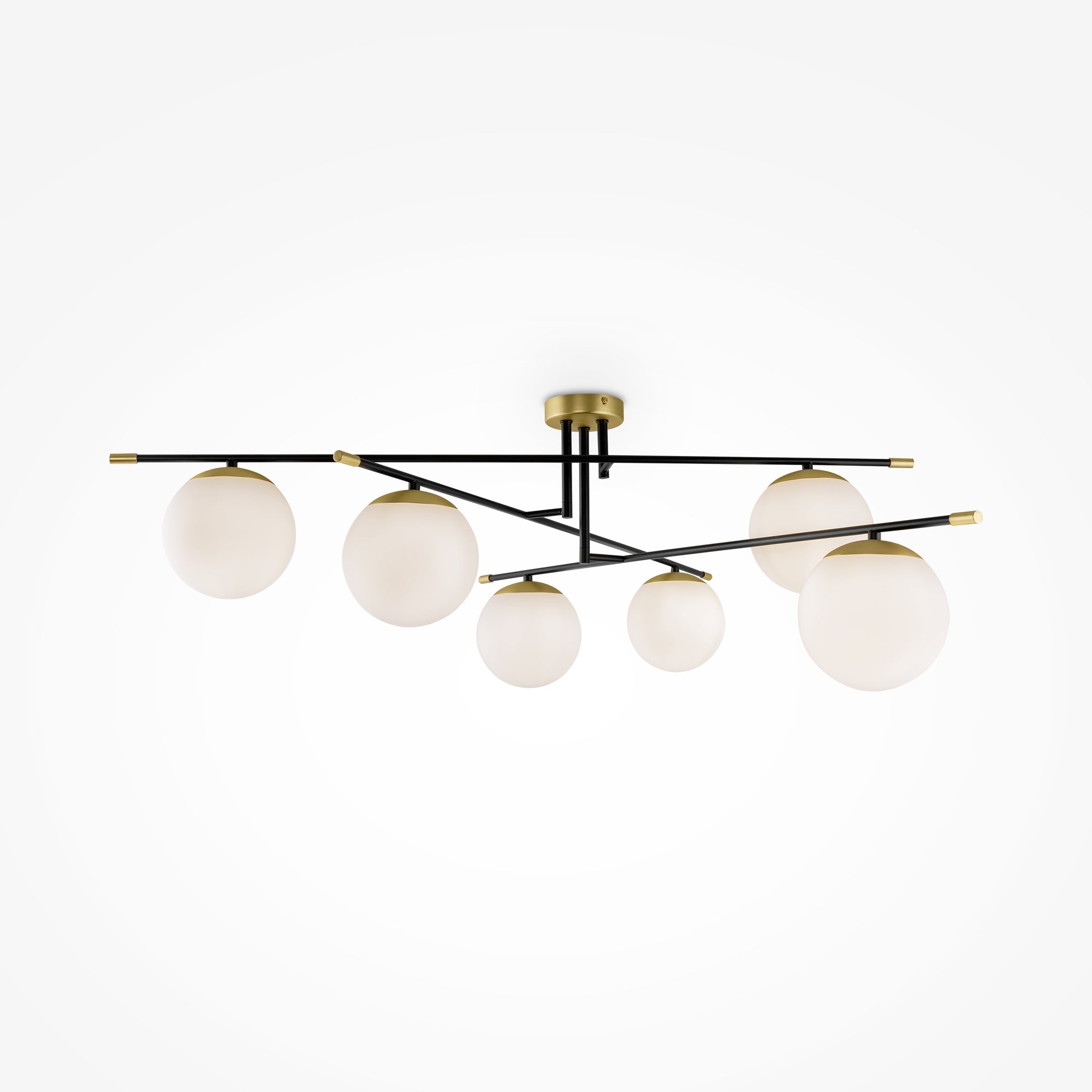 Maytoni Plafon Nostalgia - Metal - Czarny MOD048CL-06G