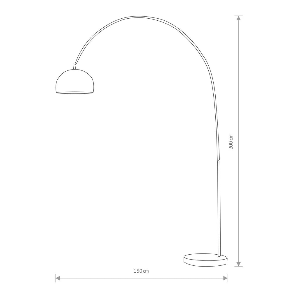 Nowodvorski Lampa podłogowa COSMO 25W only LED 50/60Hz - Stal nierdzewna szczotkowana - Srebrny 3382