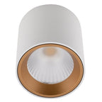 Maxlight Oprawa natynkowa Tub + Pierścień ozdobny RC0155/C0156 - Metal - Biały C0155