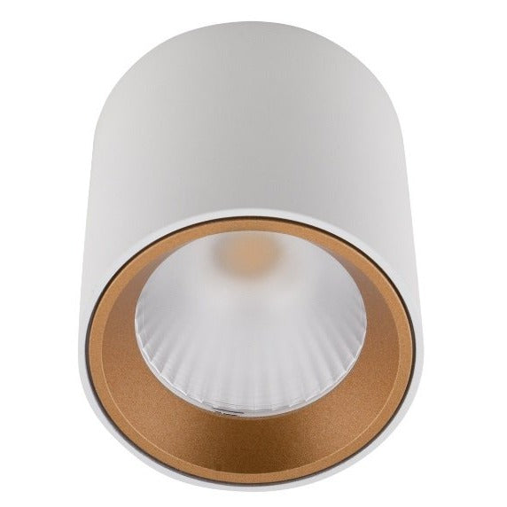 Maxlight Oprawa natynkowa Tub + Pierścień ozdobny RC0155/C0156 - Metal - Biały C0155