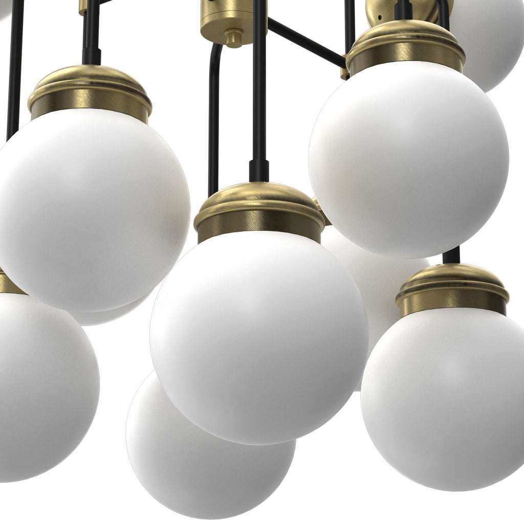 ceiling lamp Hydro opal glass dia 160 mm 12xE27