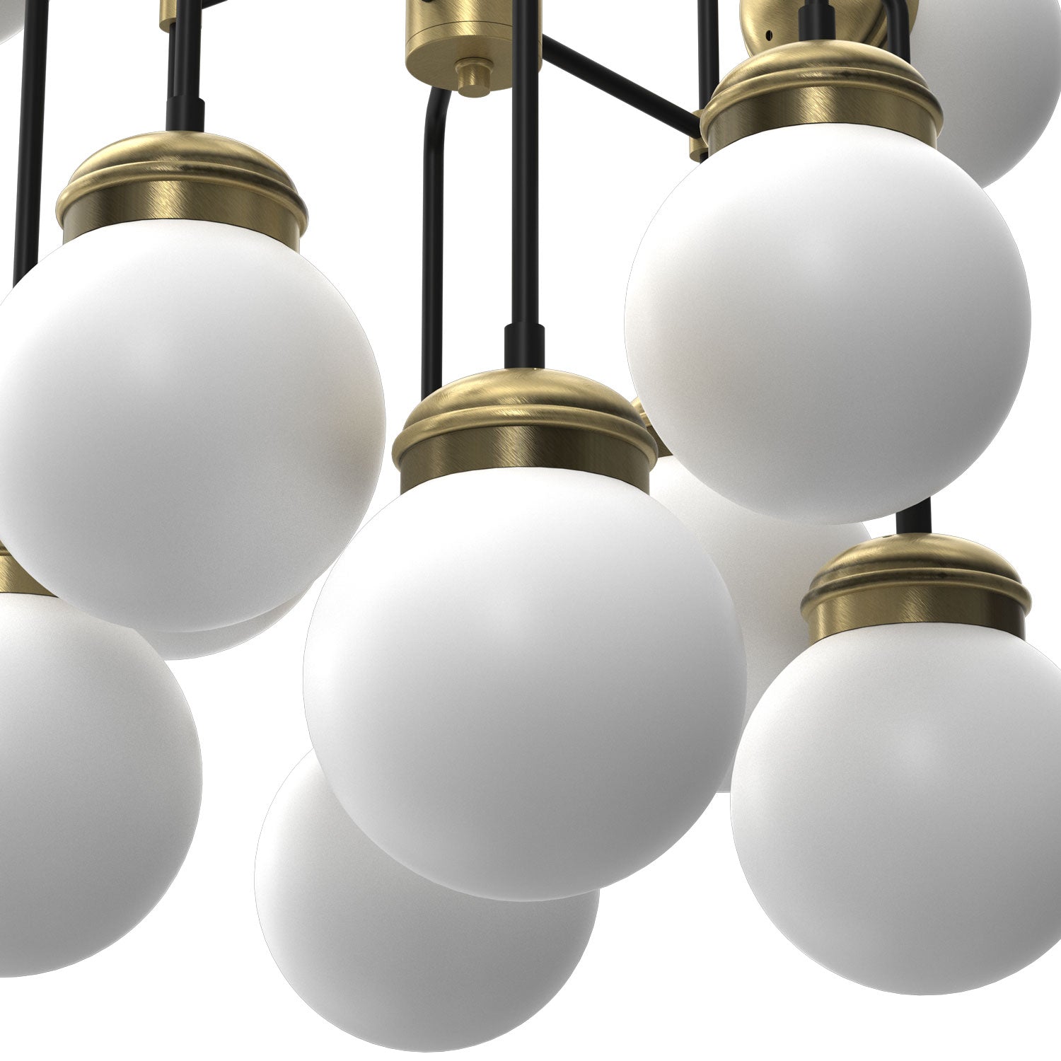 ceiling lamp Hydro opal glass dia 160 mm 12xE27