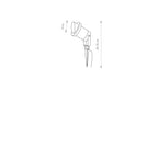 Nowodvorski Lampa gruntowa BUSH 10W only LED 50/60Hz IP65 - Aluminium lakierowane - Grafitowy 3401