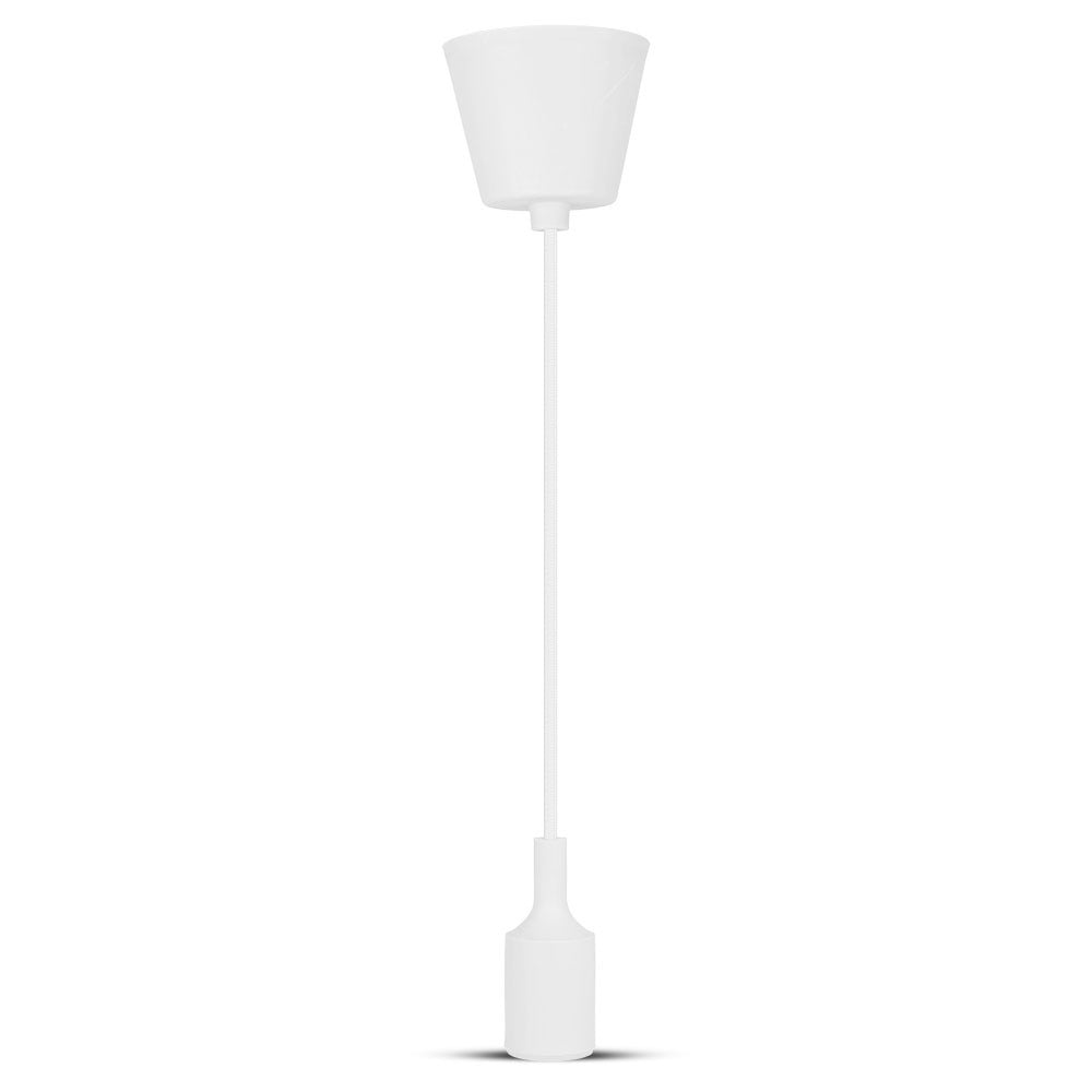 Lampa Wisząca / Trzonek:E27/ Biały