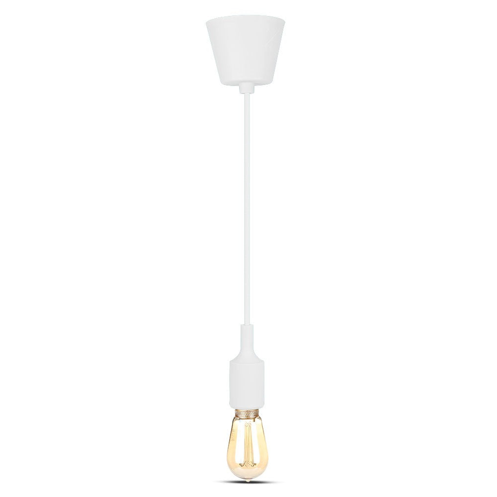 Lampa Wisząca / Trzonek:E27/ Biały