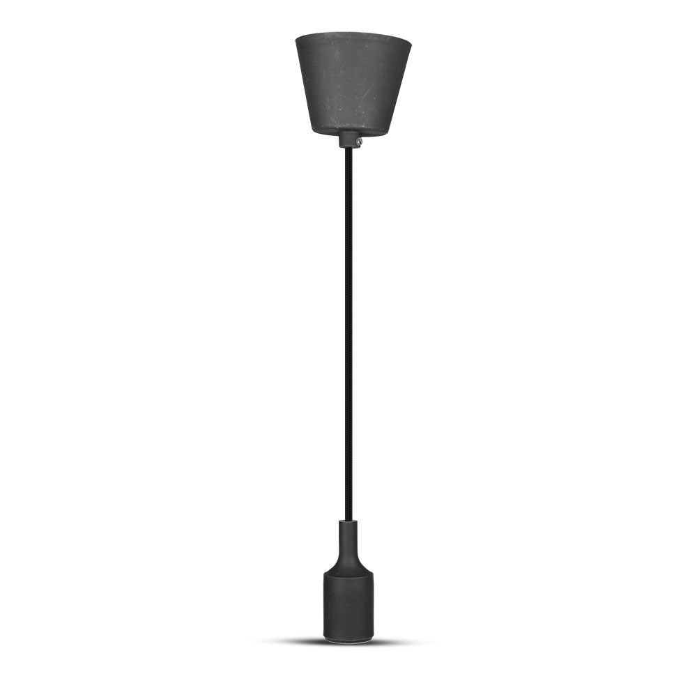 Lampa Wisząca / Trzonek:E27/ Czarny
