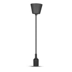 Lampa Wisząca / Trzonek:E27/ Czarny