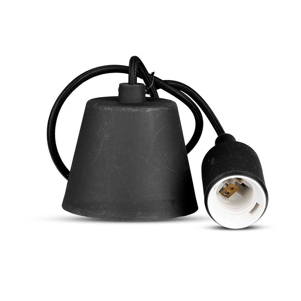 Lampa Wisząca / Trzonek:E27/ Czarny
