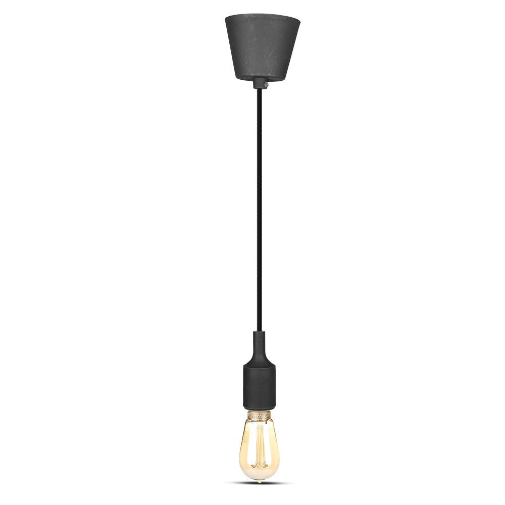 Lampa Wisząca / Trzonek:E27/ Czarny