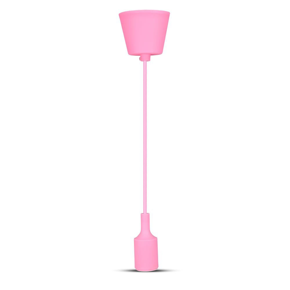 Lampa Wisząca / Trzonek:E27/ Różowy