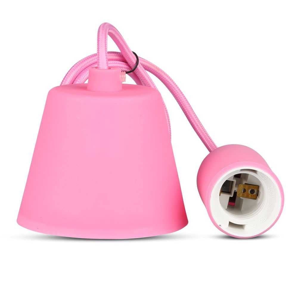 Lampa Wisząca / Trzonek:E27/ Różowy