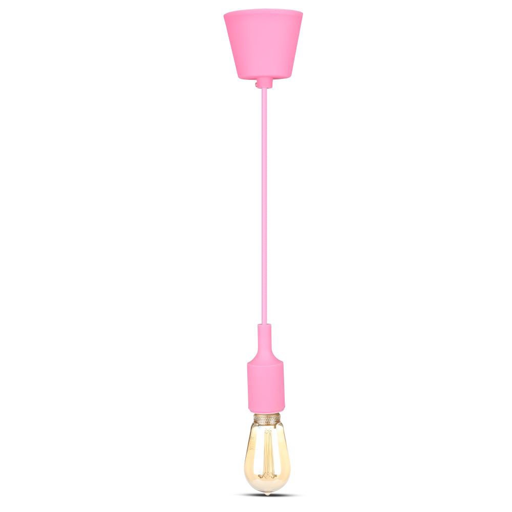 Lampa Wisząca / Trzonek:E27/ Różowy