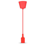 Lampa Wisząca / Trzonek:E27/ Czerwony