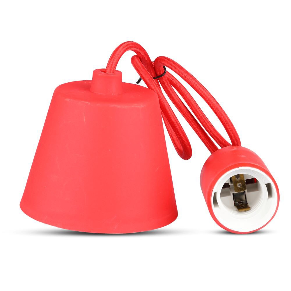 Lampa Wisząca / Trzonek:E27/ Czerwony