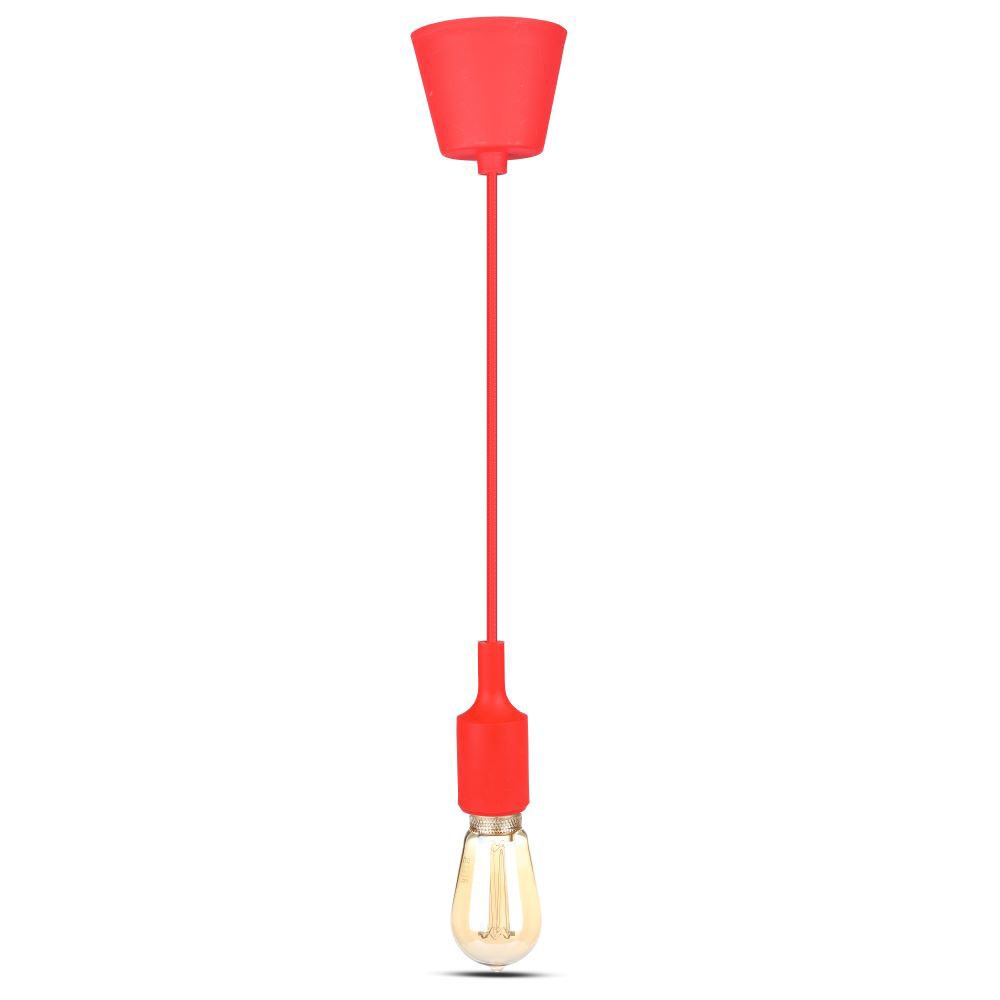 Lampa Wisząca / Trzonek:E27/ Czerwony