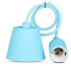 Lampa Wisząca / Trzonek:E27/ Błękitny