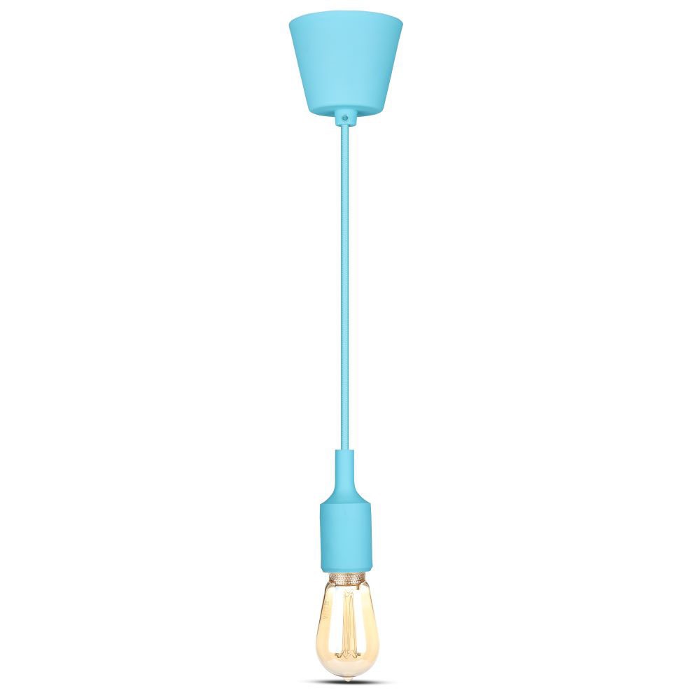 Lampa Wisząca / Trzonek:E27/ Błękitny