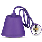 Lampa Wisząca / Trzonek:E27/ Purpurowy