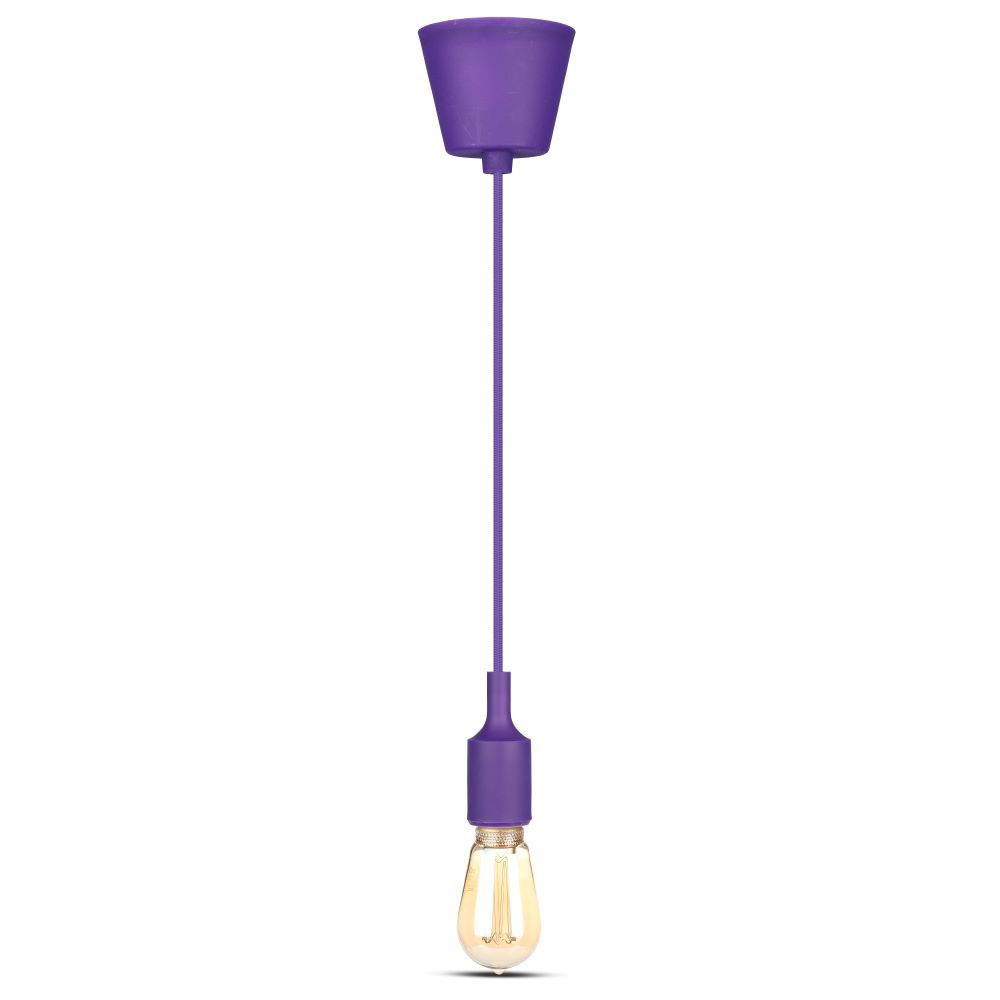Lampa Wisząca / Trzonek:E27/ Purpurowy