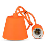 Lampa Wisząca / Trzonek:E27/ Pomarańczowy