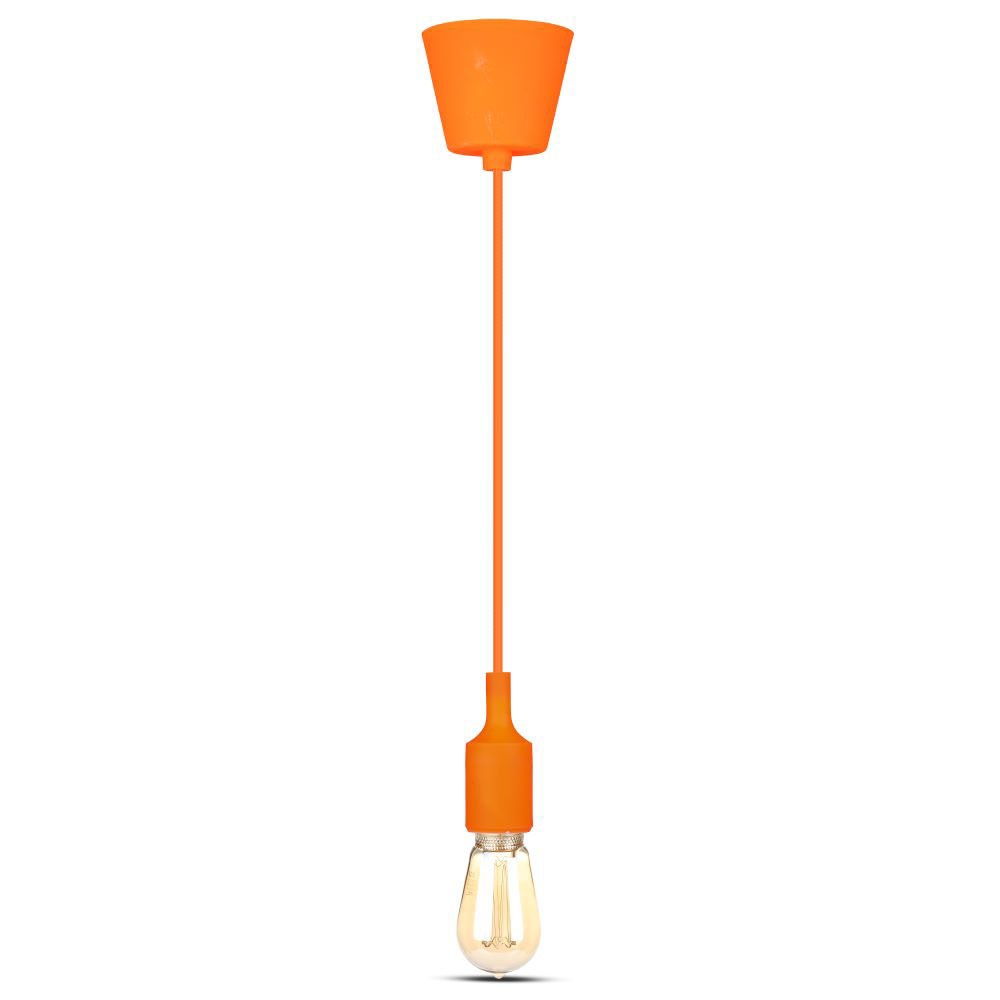 Lampa Wisząca / Trzonek:E27/ Pomarańczowy
