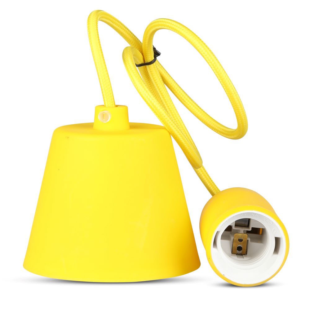 Lampa Wisząca / Trzonek:E27/ Żółty