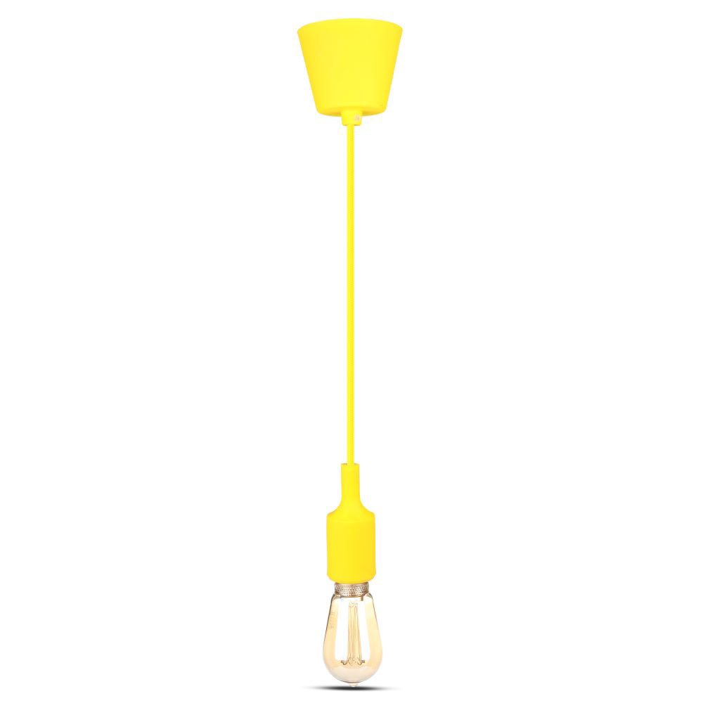 Lampa Wisząca / Trzonek:E27/ Żółty