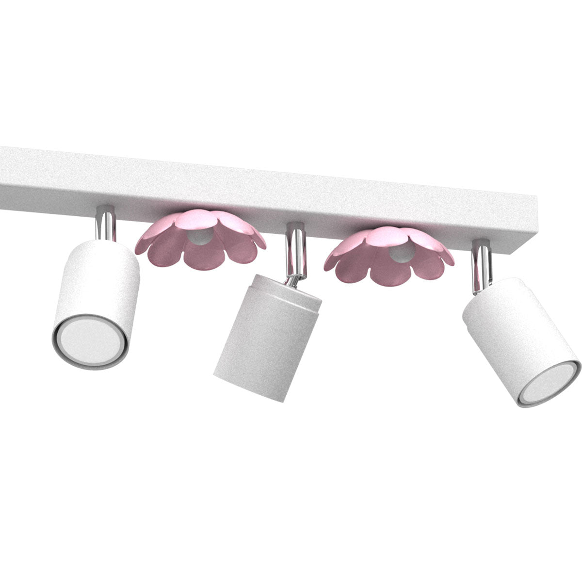 spot Flower white/pink 6xGU10