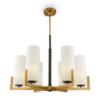 Maytoni Lampa wisząca Fortano - Metal - Czarny + mosiądz MOD089PL-06BS