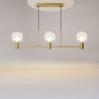 Maytoni Lampa wisząca Vision - Aluminium - Złoty MOD411PL-03G
