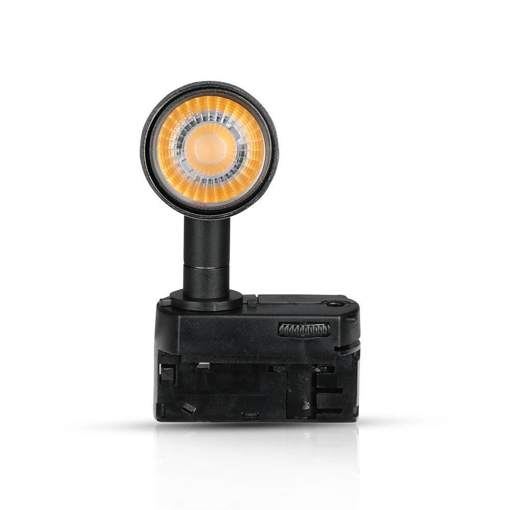 7W Lampa LED na szynoprzewód / Chip SAMSUNG / Barwa:3000K / 5 Lat gwarancji / Obudowa: Czarna