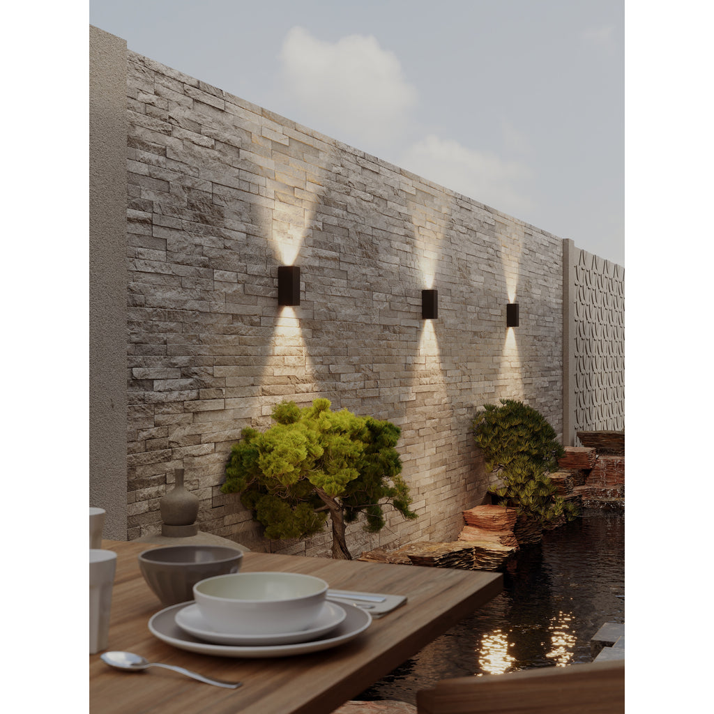 Maxlight Kinkiet Zermat - Aluminium - Czarny W0467