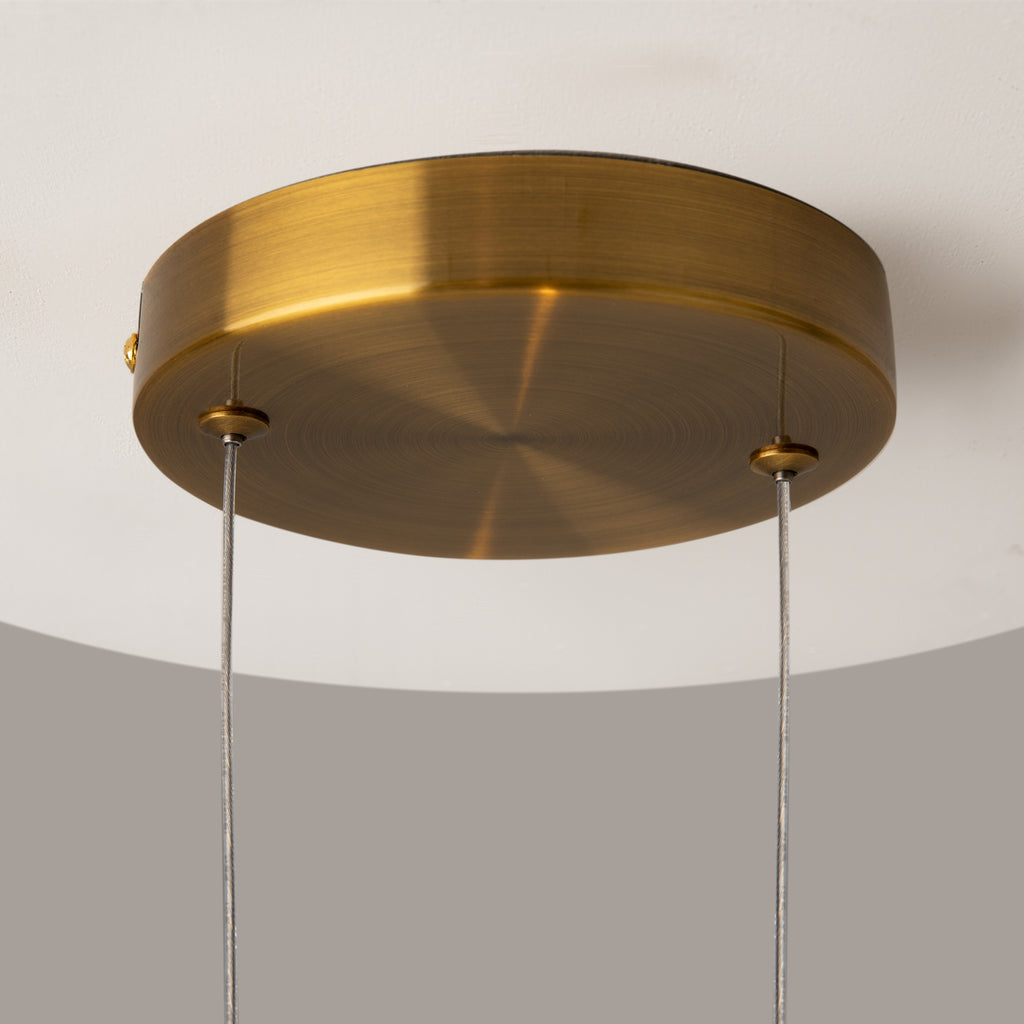 Maytoni Lampa wisząca Lunare - Metal - Mosiądz MOD327PL-L5BS3K