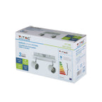 Lampa sufitowa / Trzonek:2xGU10 / Biały