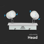 Lampa sufitowa / Trzonek:2xGU10 / Biały