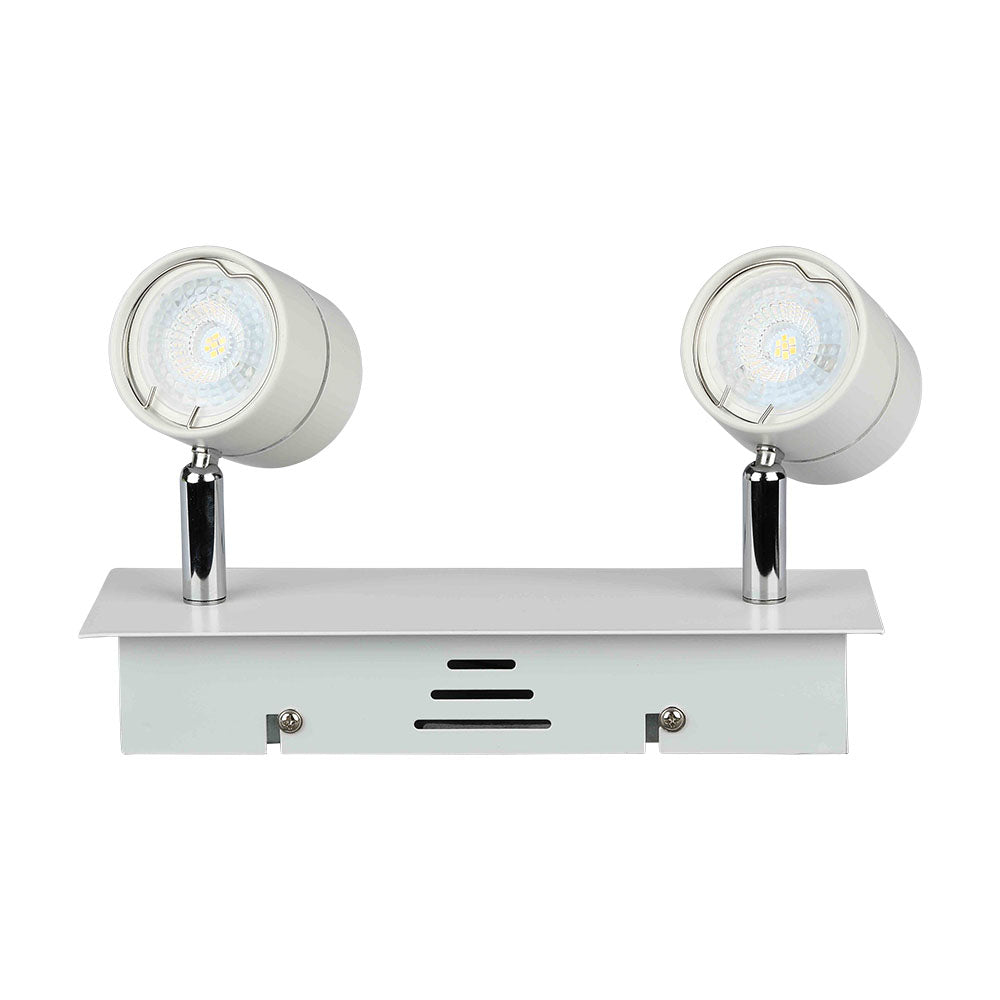 Lampa sufitowa / Trzonek:2xGU10 / Biały