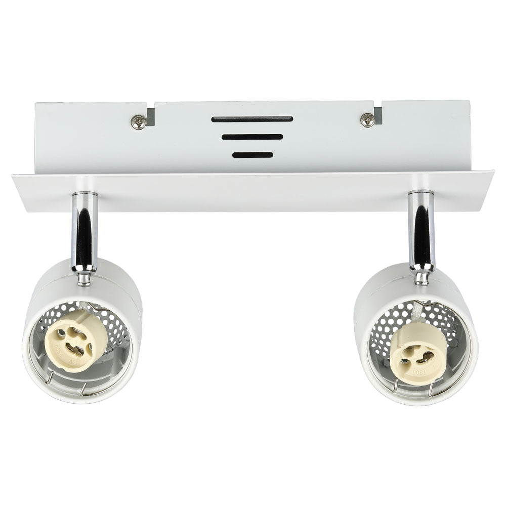 Lampa sufitowa / Trzonek:2xGU10 / Biały
