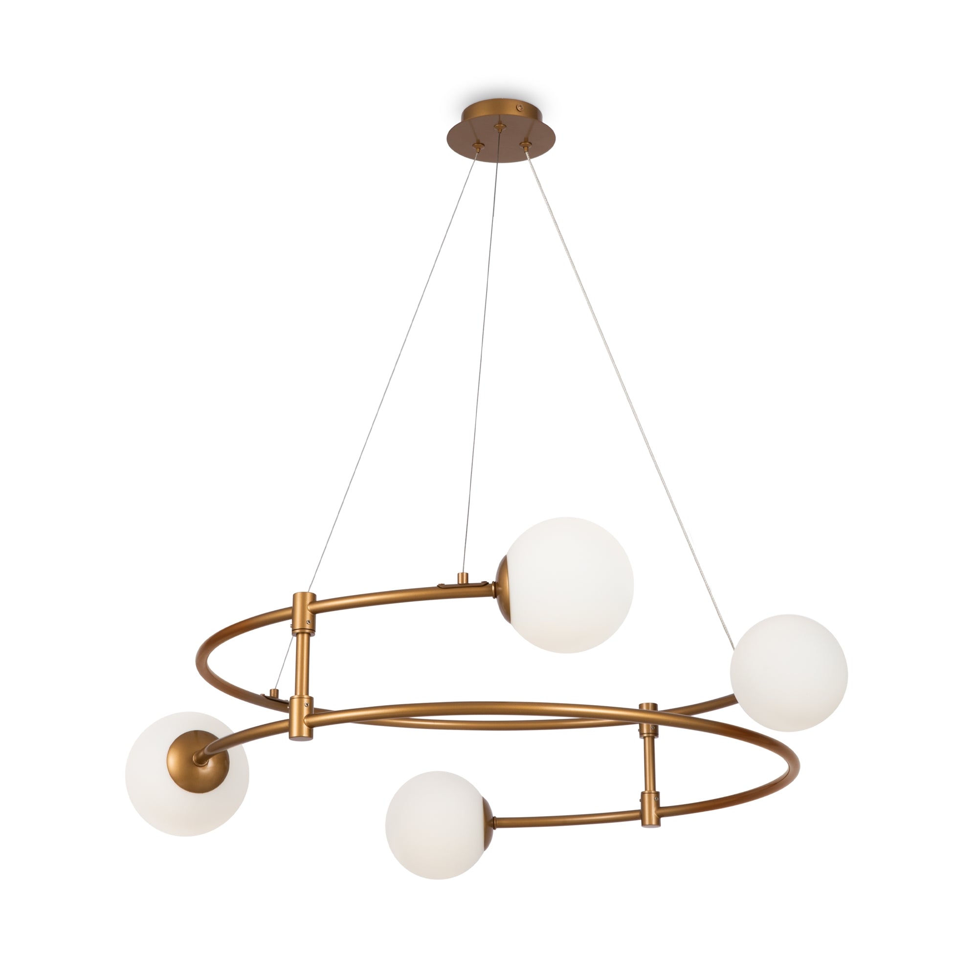 Maytoni Lampa wisząca Balance - Metal - Brąz MOD317PL-04G