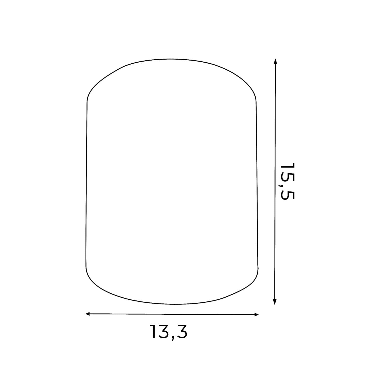 oprawa sufitowa Downlight round dia 133mm/h=155mm white 1xE27
