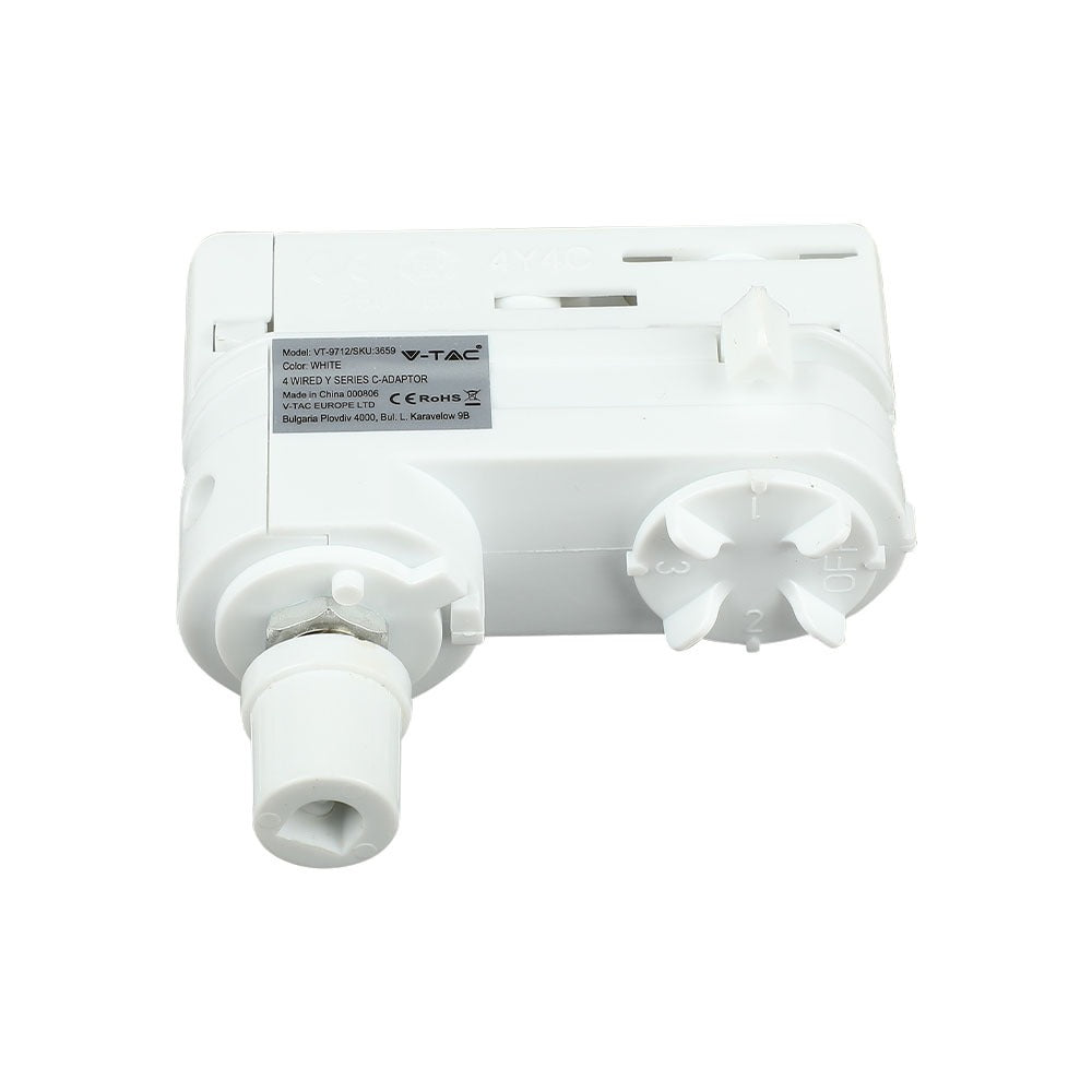 Adapter do szynoprzewodów / Biała