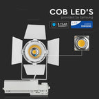 33W Lampa LED na szynoprzewód / Chip SAMSUNG / Barwa:5000K / 5 Lat gwarancji / Obudowa: Biała