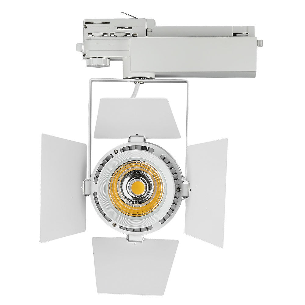 33W Lampa LED na szynoprzewód / Chip SAMSUNG / Barwa:3000K / 5 Lat gwarancji / Obudowa: Biała