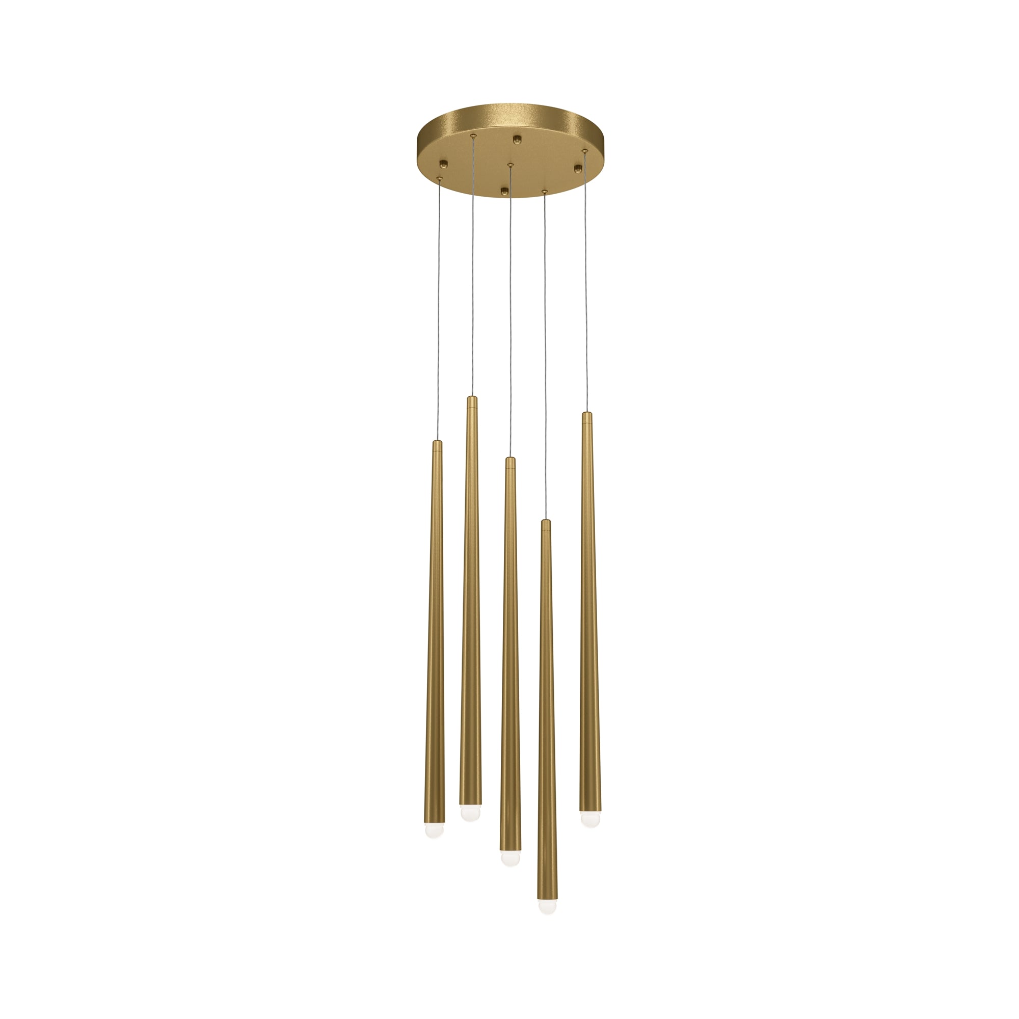Maytoni Lampa wisząca Cascade - Aluminium - Mosiądz MOD132PL-L30BSK